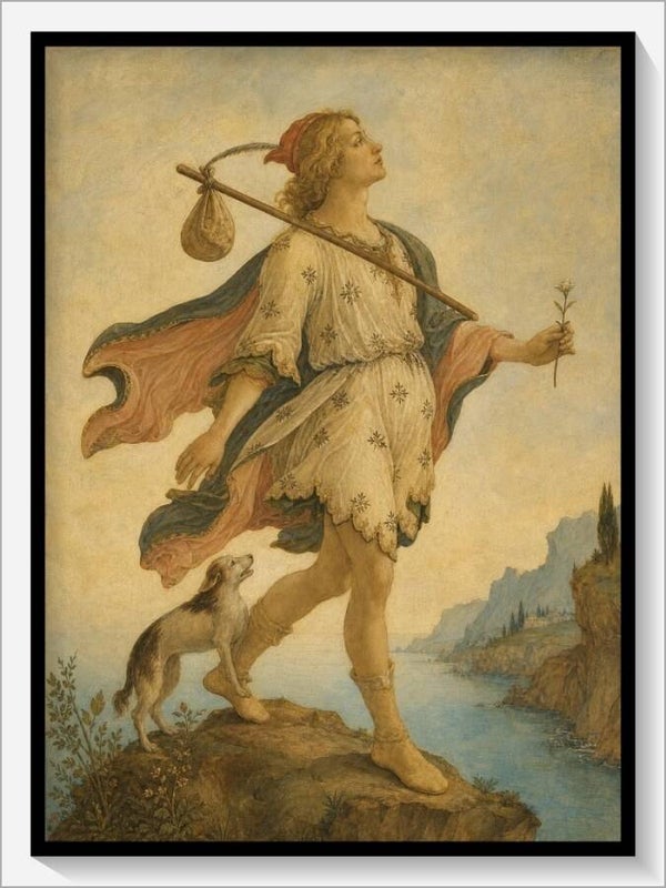 Botticelli Tarot „0 Der Narr“