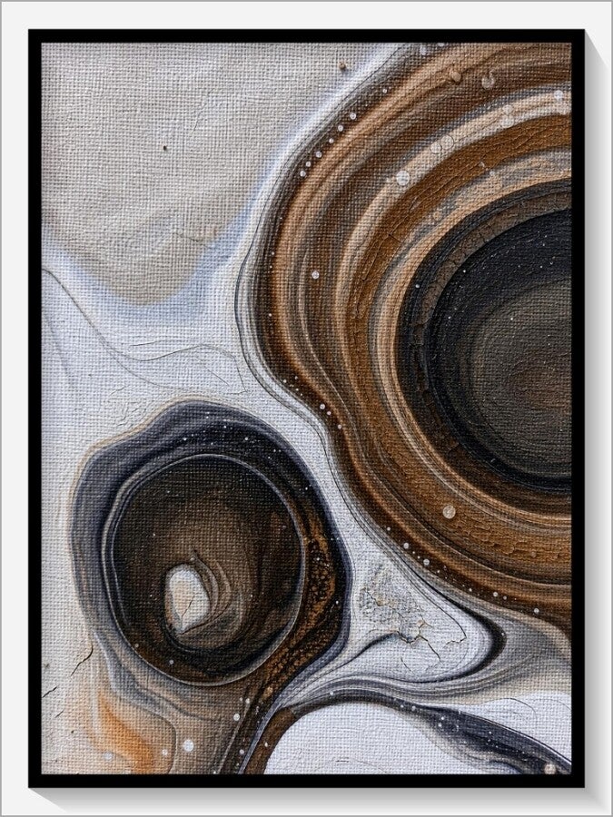 Leinwand „Sedimente der Zeit"