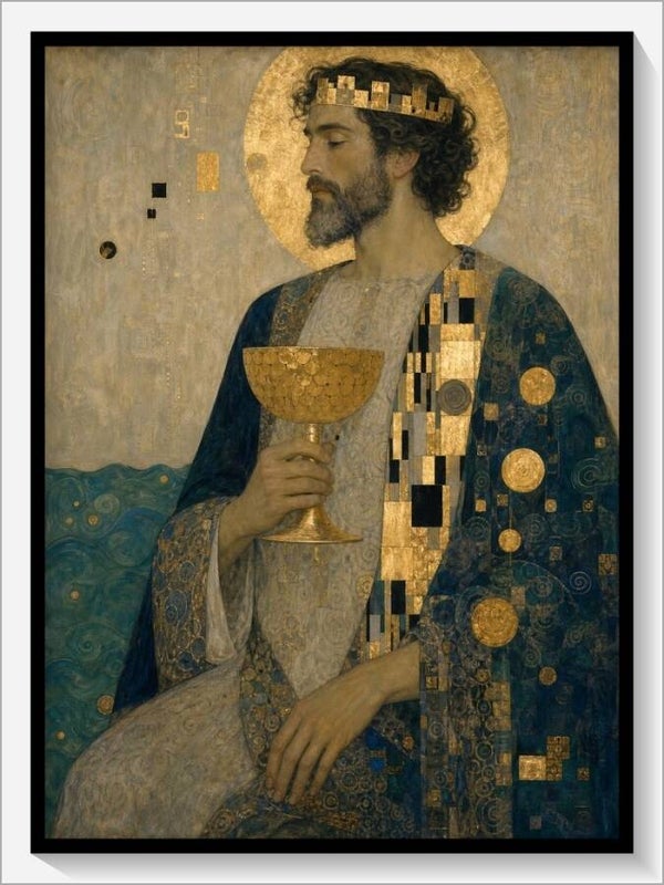 Klimt Tarot „König der Kelche“