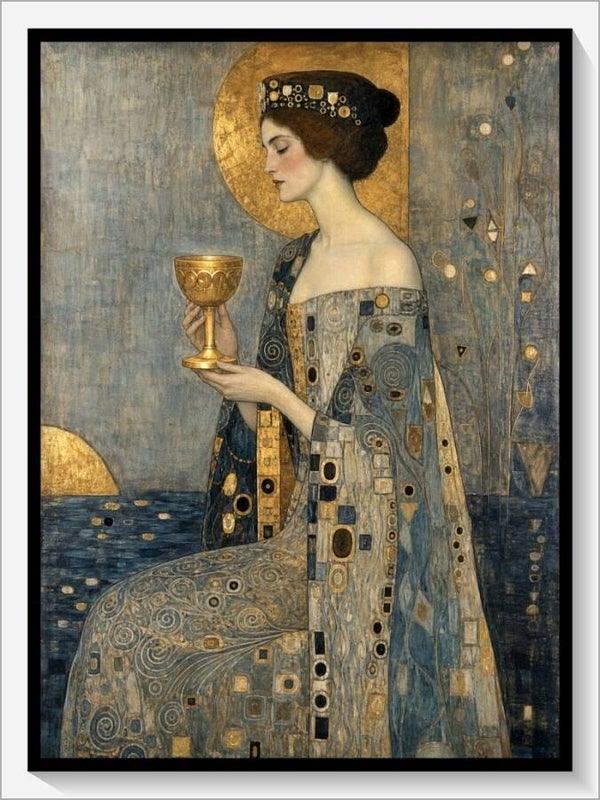 Klimt Tarot „Königin der Kelche“