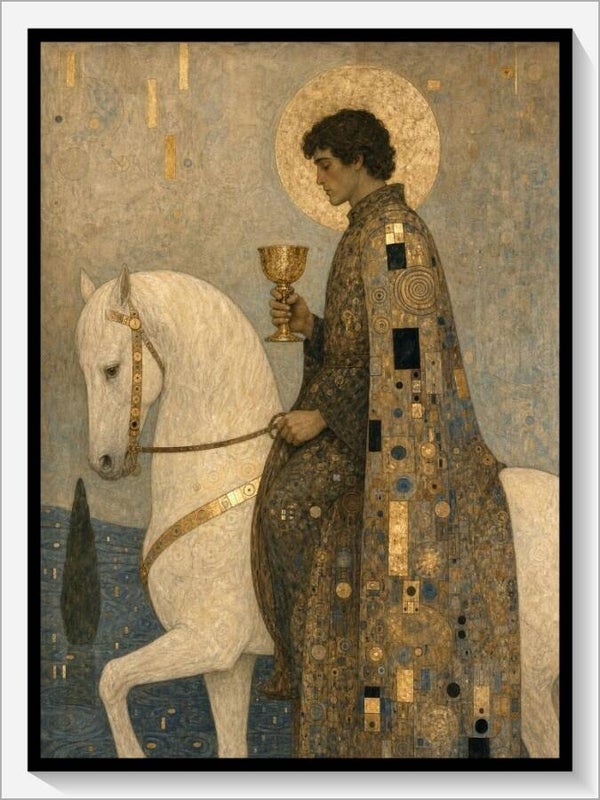 Klimt Tarot „Ritter der Kelche“