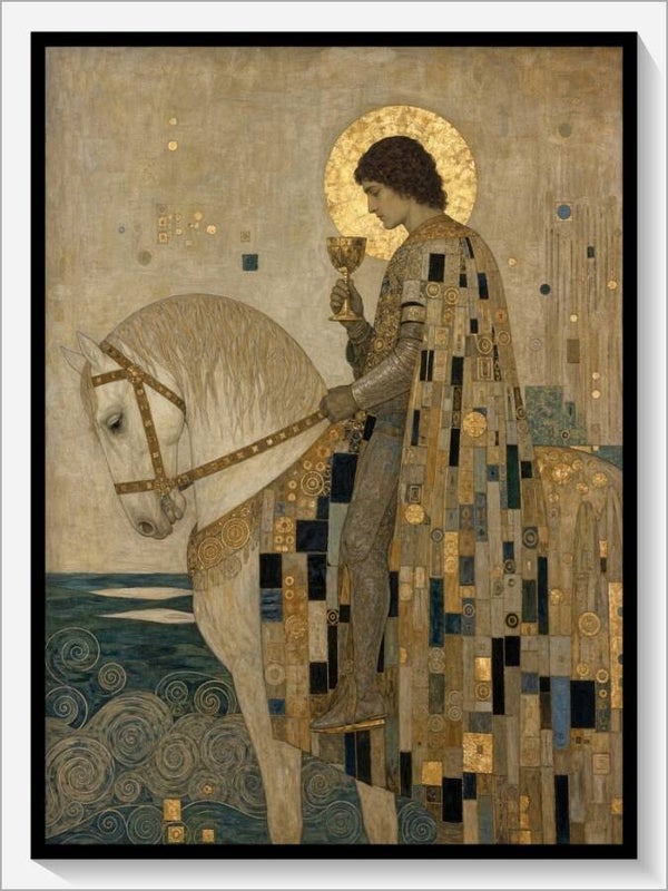 Klimt Tarot „Ritter der Kelche“