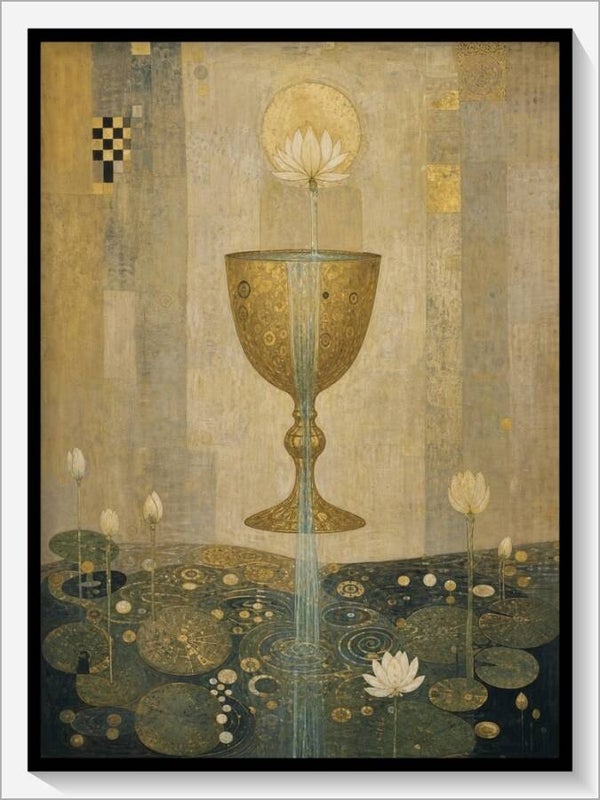 Klimt Tarot „As der Kelche“