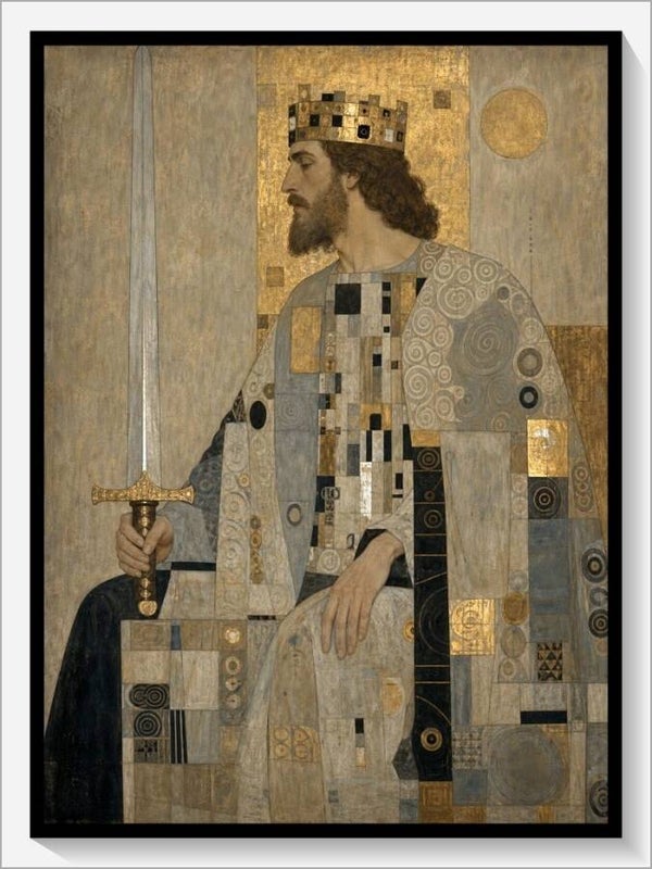 Klimt Tarot „König der Schwerter“