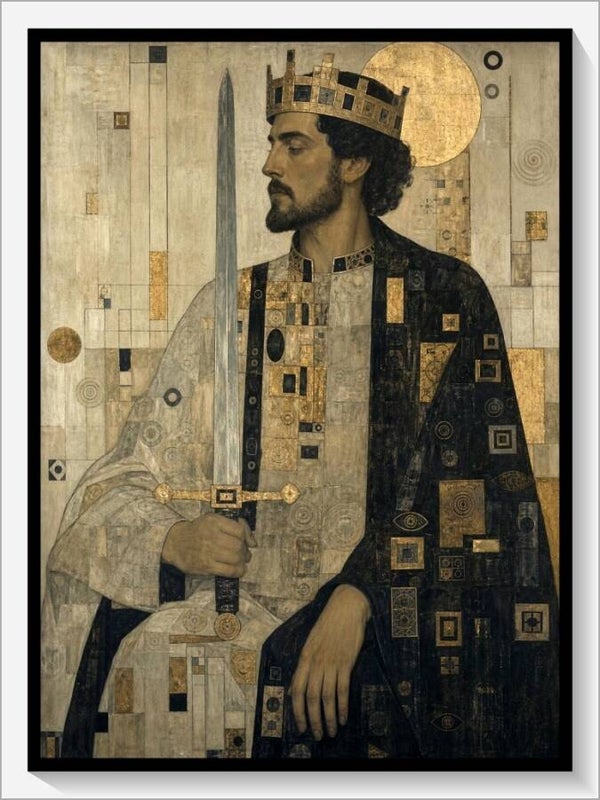 Klimt Tarot „König der Schwerter“