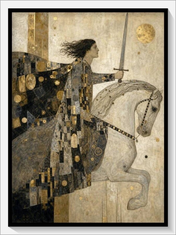 Klimt Tarot „Ritter der Schwerter“