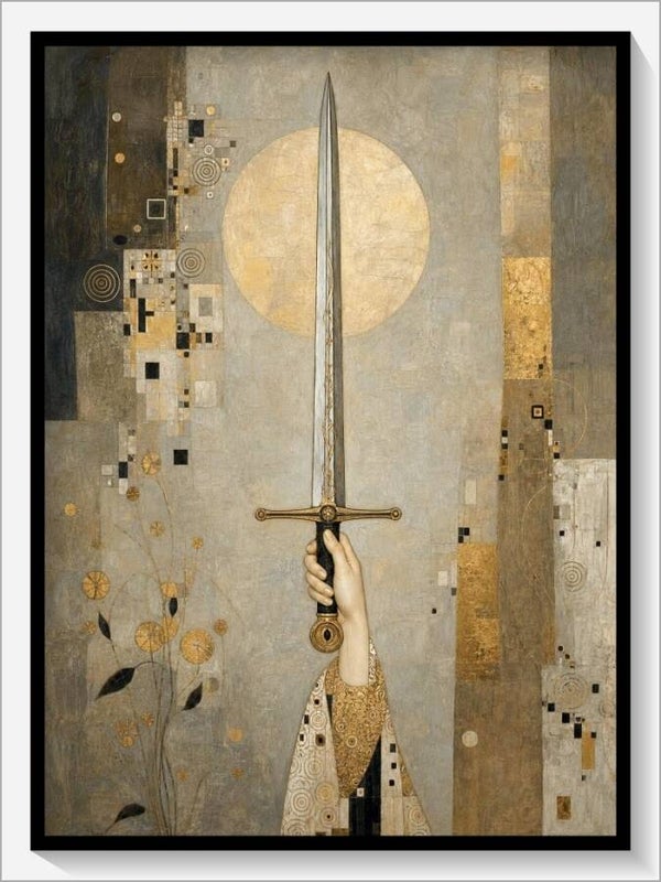 Klimt Tarot „As der Schwerter“