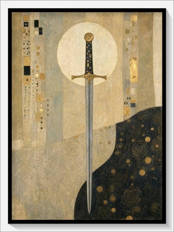 Klimt Tarot „As der Schwerter“