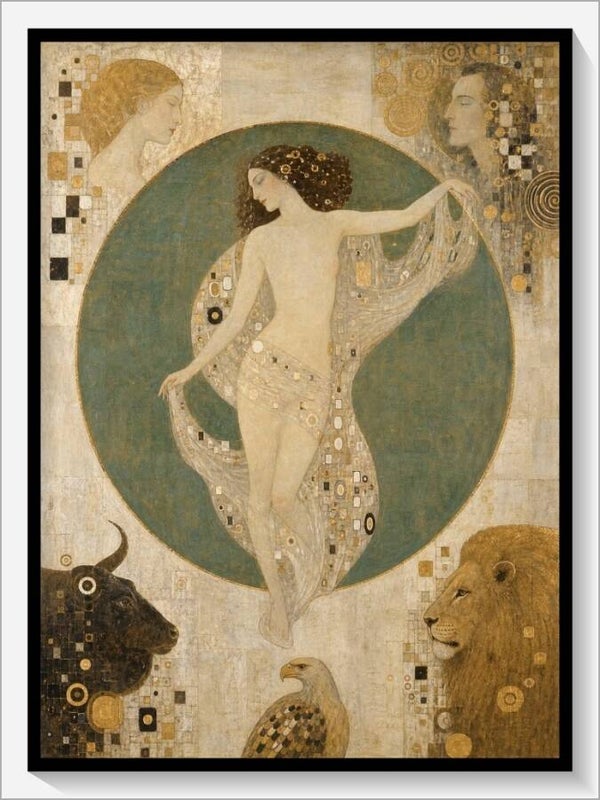 Klimt Tarot „XXI Die Welt“