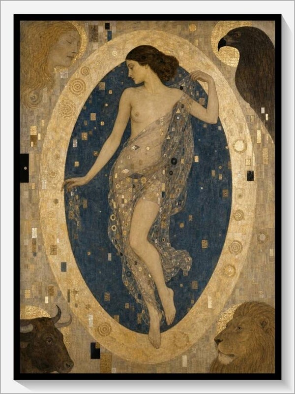 Klimt Tarot „XXI Die Welt“