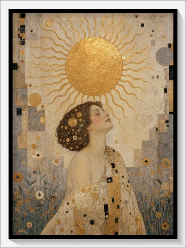 Klimt Tarot „XIX Die Sonne“