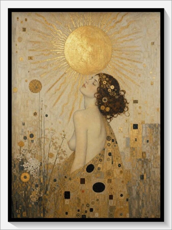 Klimt Tarot „XIX Die Sonne“