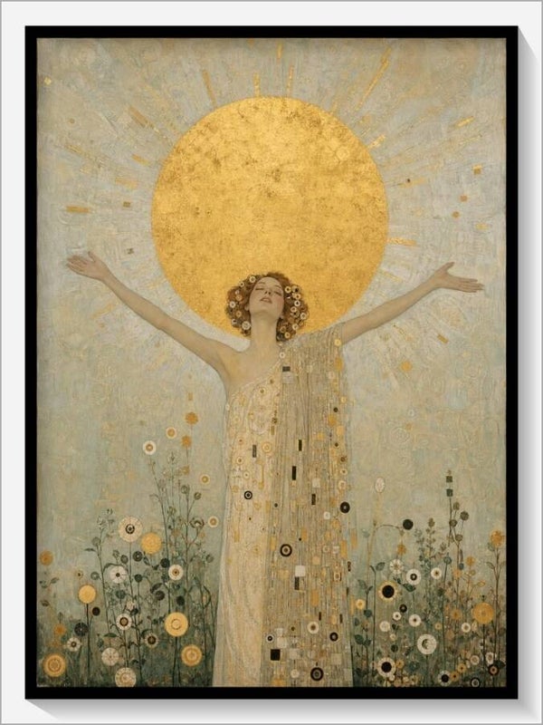 Klimt Tarot „XIX Die Sonne“