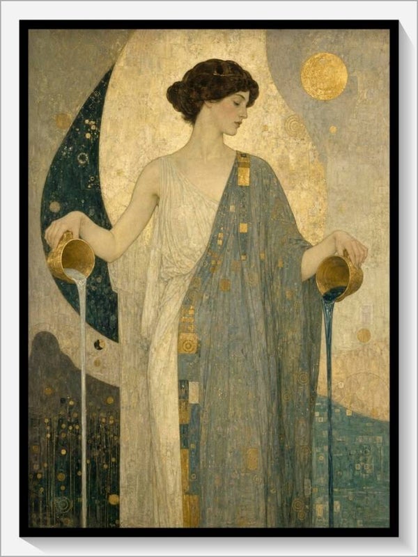 Klimt Tarot „XIV Die Mäßigkeit“