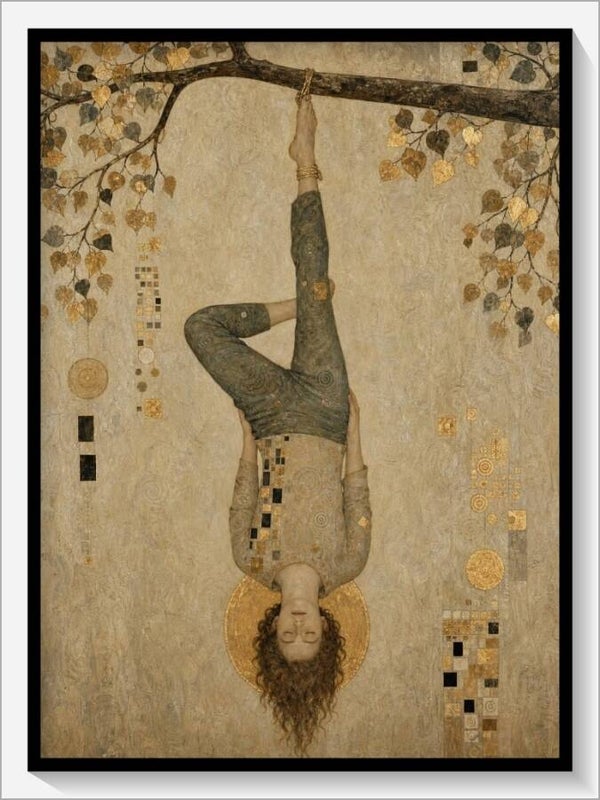 Klimt Tarot „XII Der Hängende“