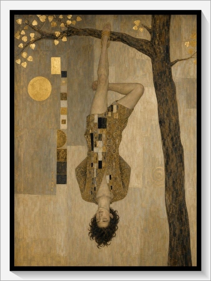 Klimt Tarot „XII Der Hängende“