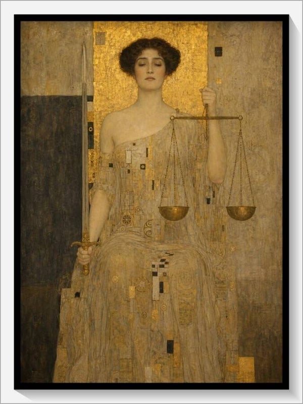 Klimt Tarot „XI Die Gerechtigkeit“