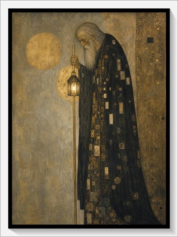 Klimt Tarot „IX Der Eremit“