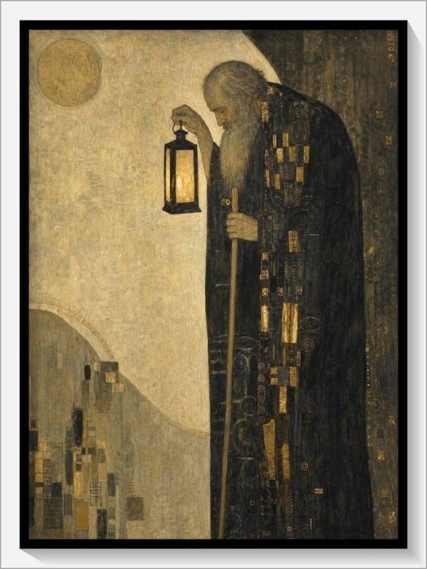 Klimt Tarot „IX Der Eremit“