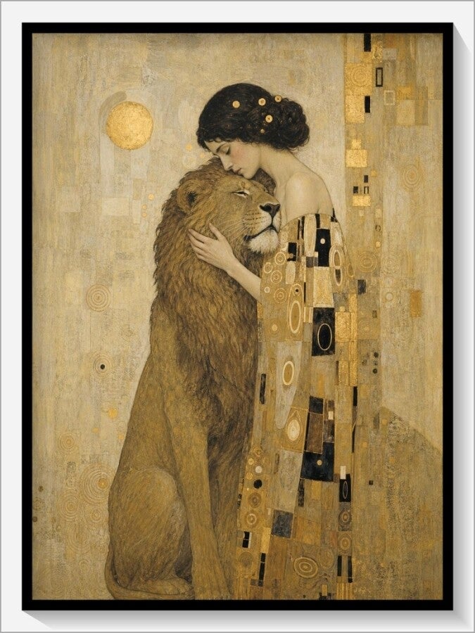 Klimt Tarot „VIII Die Kraft“