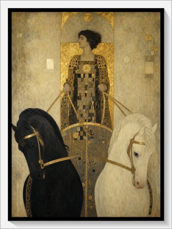 Klimt Tarot „VII Der Wagen“