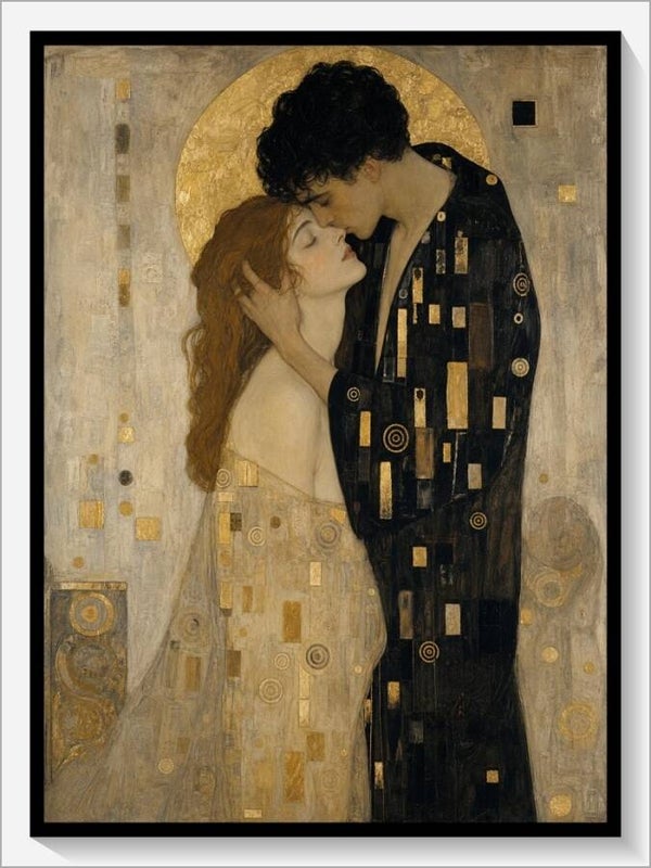 Klimt Tarot „VI Die Liebenden“