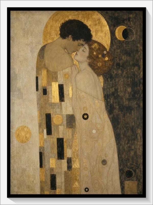 Klimt Tarot „VI Die Liebenden“