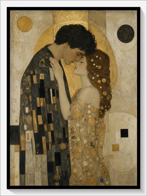 Klimt Tarot „VI Die Liebenden“