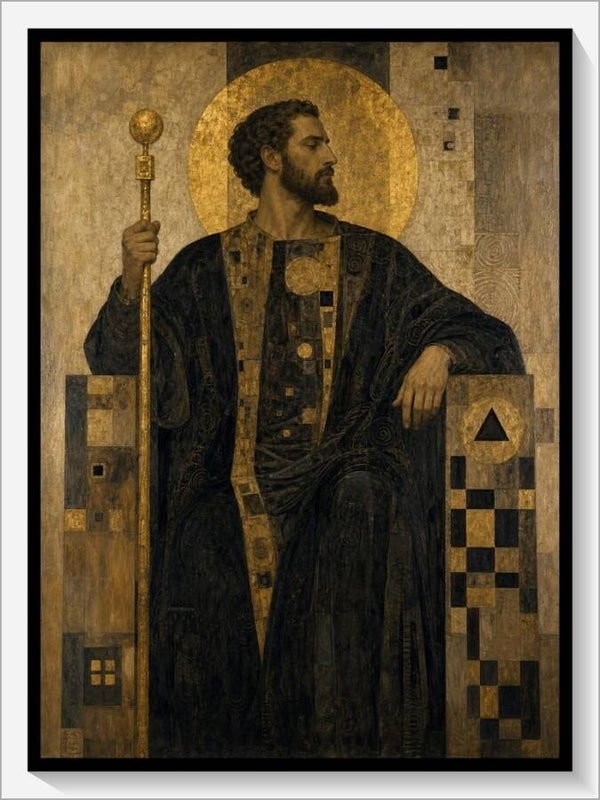 Klimt Tarot „IV Der Herrscher“
