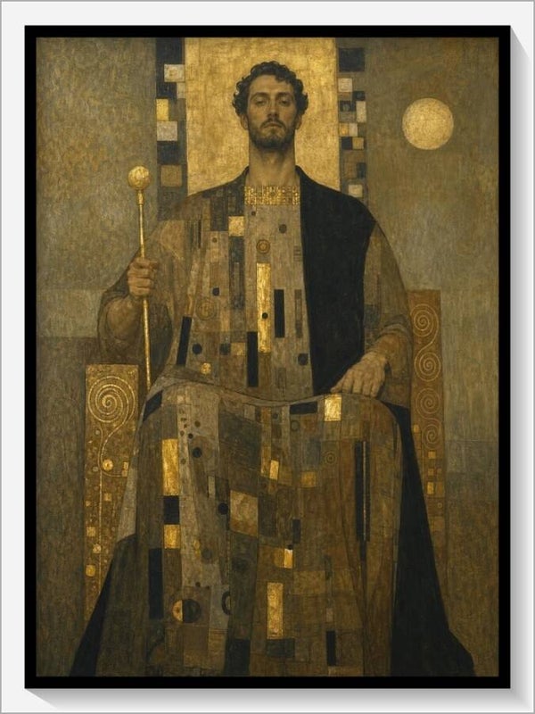 Klimt Tarot „IV Der Herrscher“