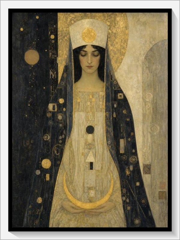 Klimt Tarot „II Die Hohepriesterin“