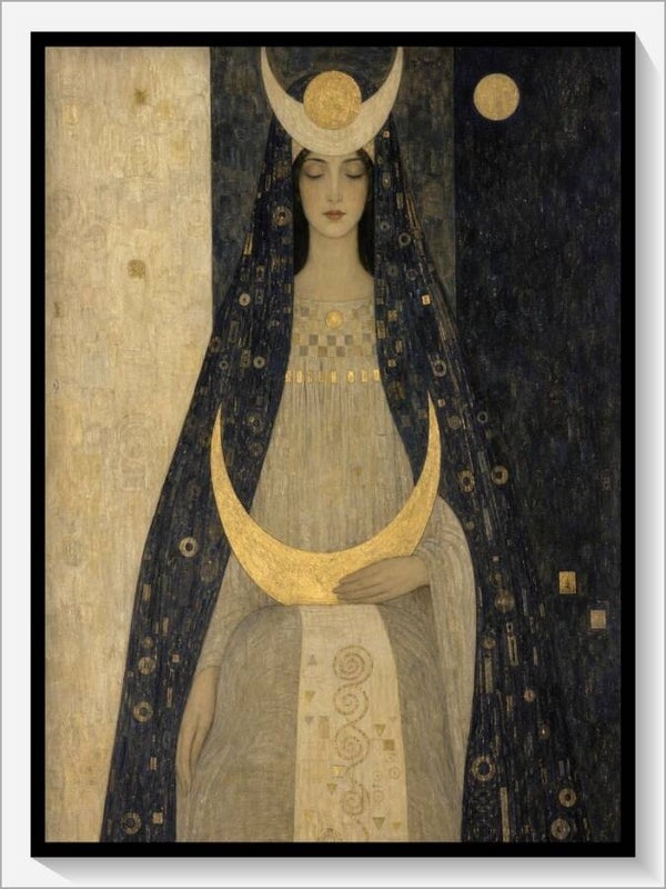 Klimt Tarot „II Die Hohepriesterin“
