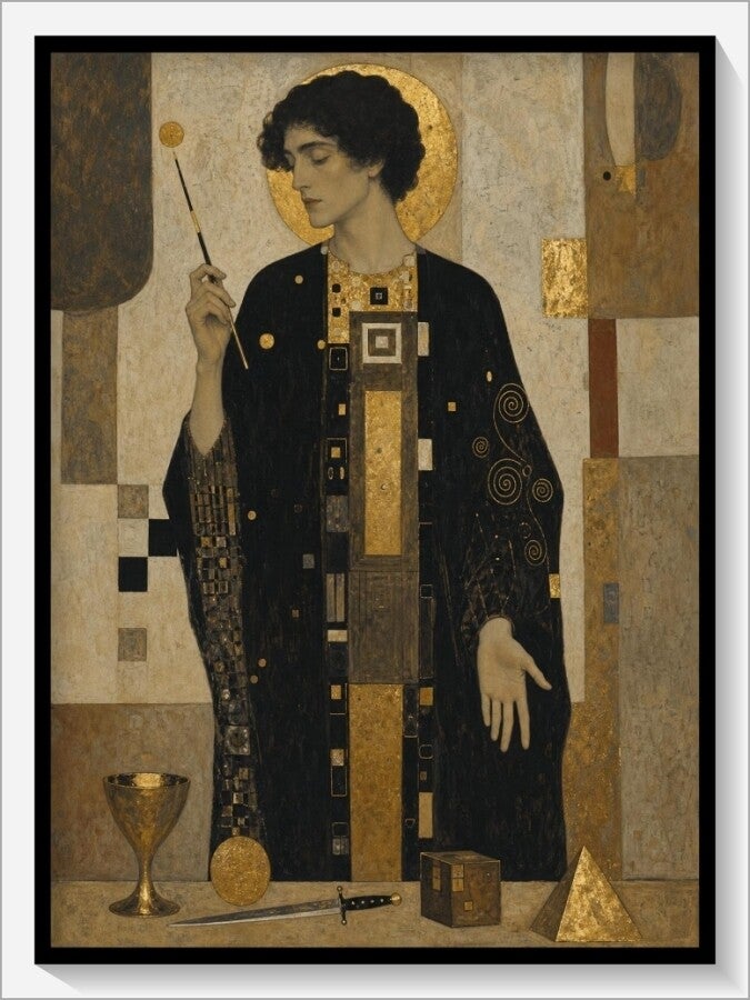 Klimt Tarot „I Der Magier“