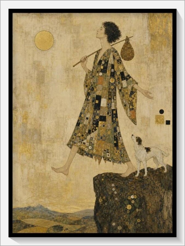 Klimt Tarot „0 Der Narr“