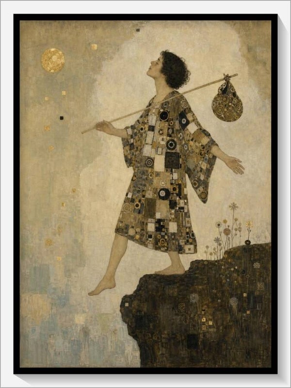 Klimt Tarot „0 Der Narr“