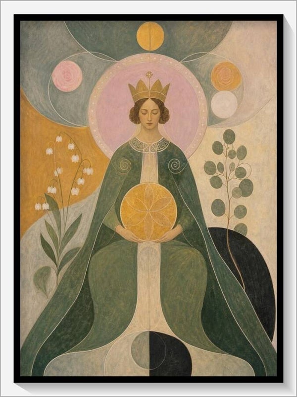 Klint Tarot „Königin der Münzen“