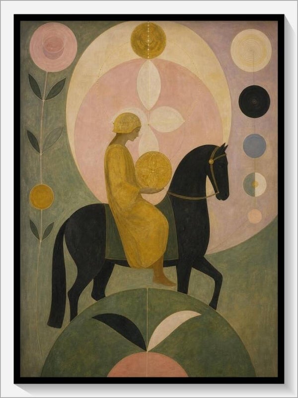 Klint Tarot „Ritter der Münzen“