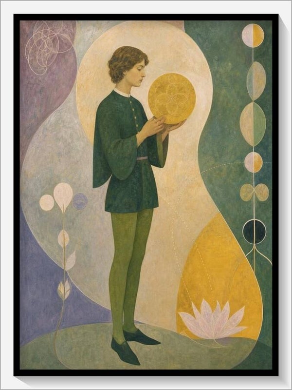 Klint Tarot „Bube der Münzen“