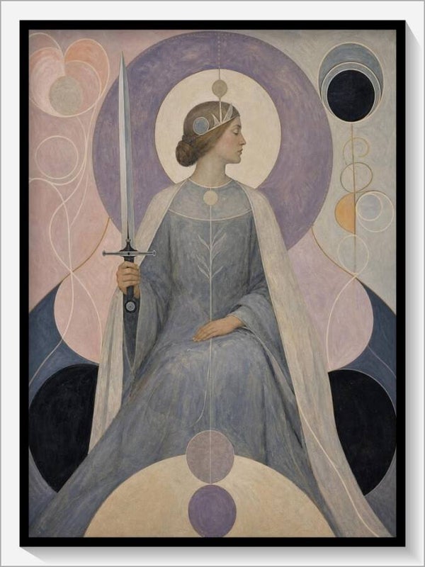 Klint Tarot „Königin der Schwerter“