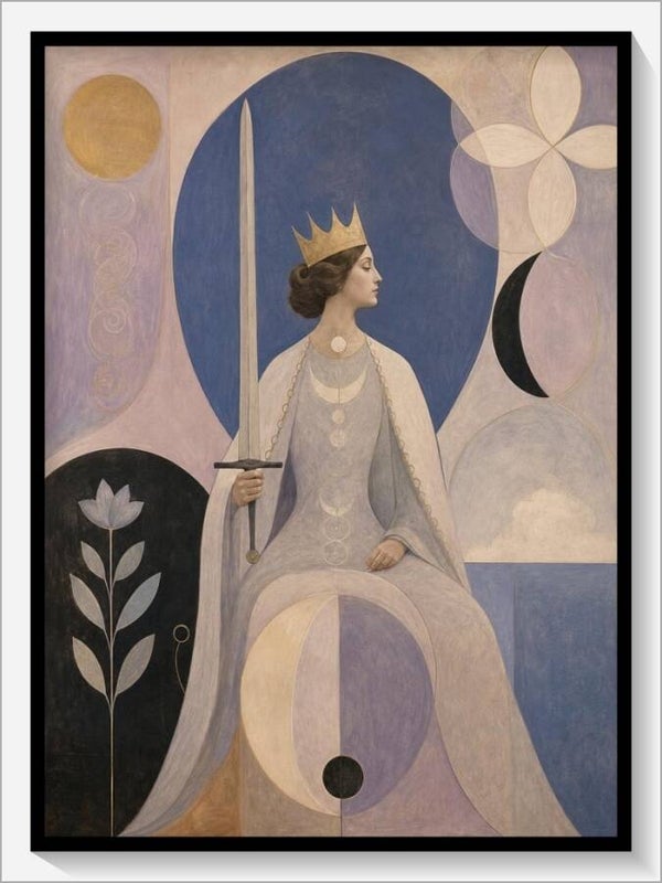 Klint Tarot „Königin der Schwerter“