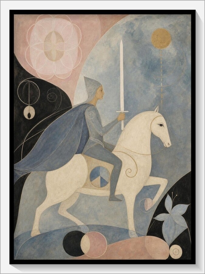 Klint Tarot „Ritter der Schwerter“