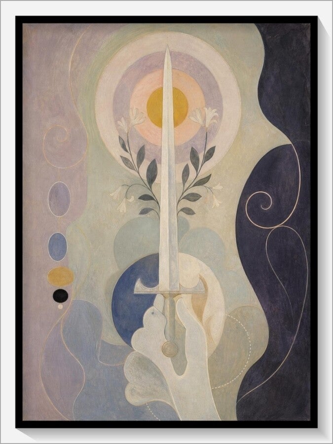 Klint Tarot „As der Schwerter“