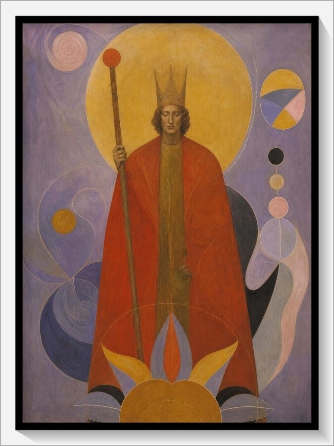 Klint Tarot „König der Stäbe“