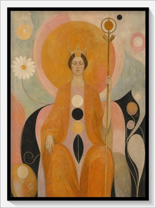 Klint Tarot „Königin der Stäbe“