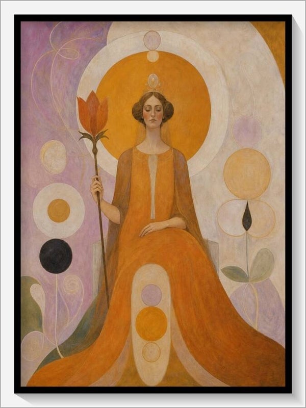 Klint Tarot „Königin der Stäbe“