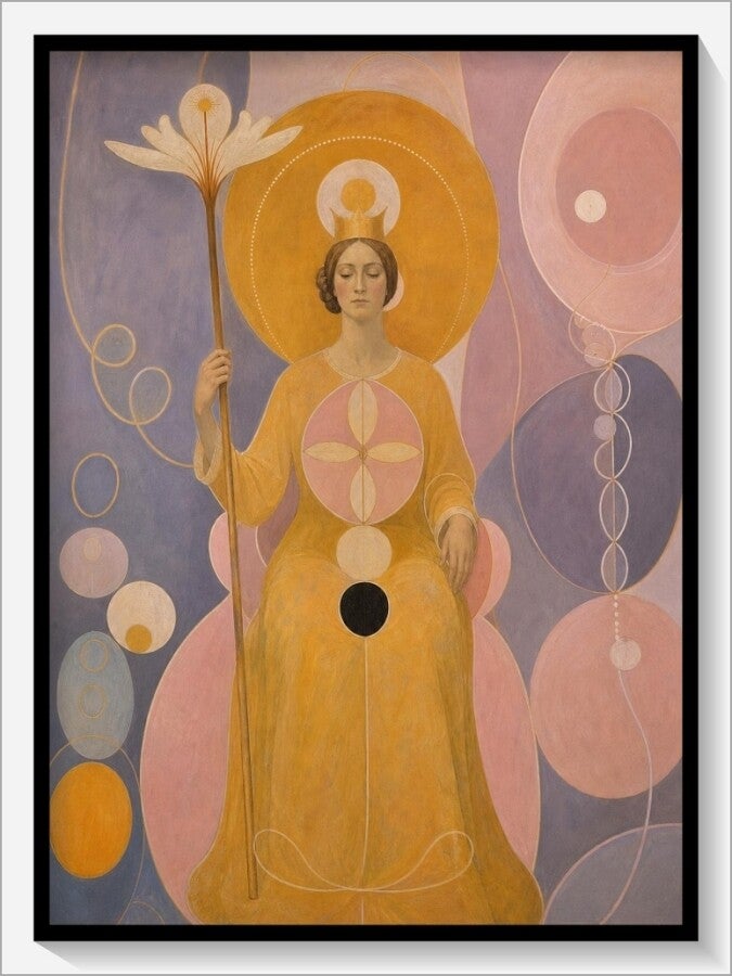 Klint Tarot „Königin der Stäbe“