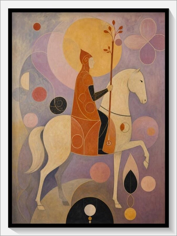 Klint Tarot „Ritter der Stäbe“