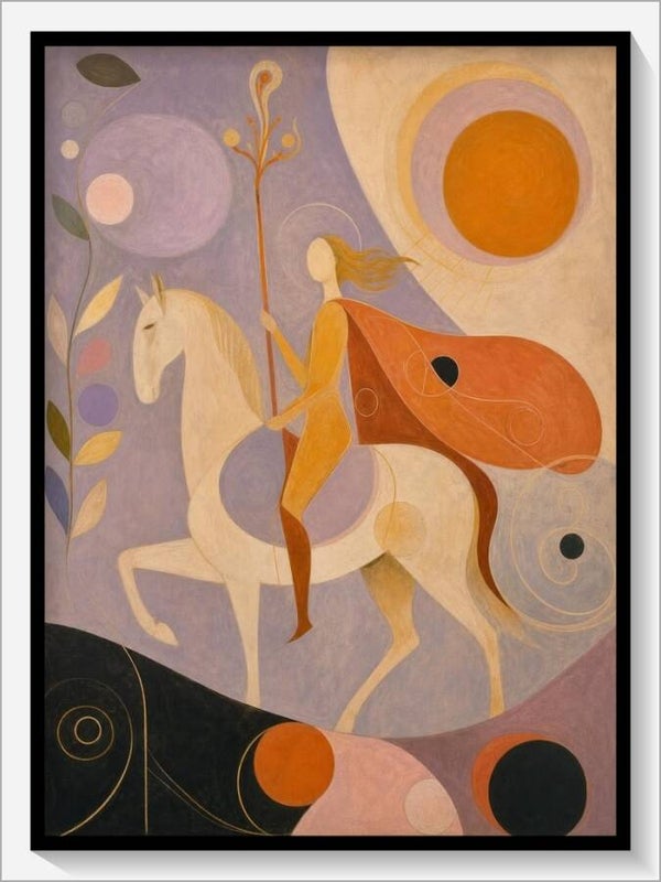 Klint Tarot „Ritter der Stäbe“