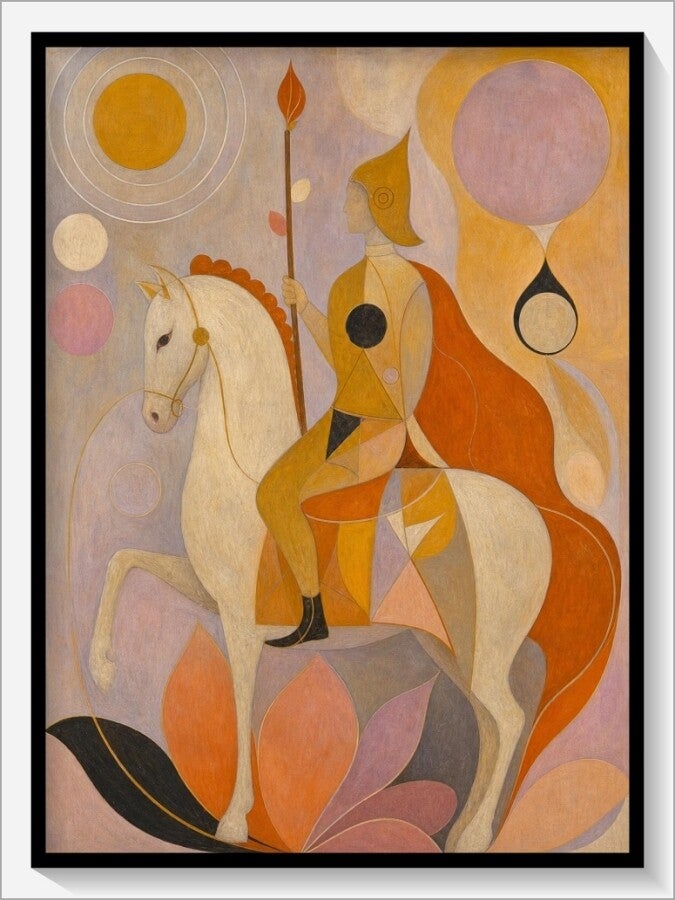 Klint Tarot „Ritter der Stäbe“