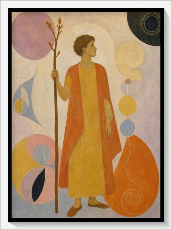 Klint Tarot „Bube der Stäbe“